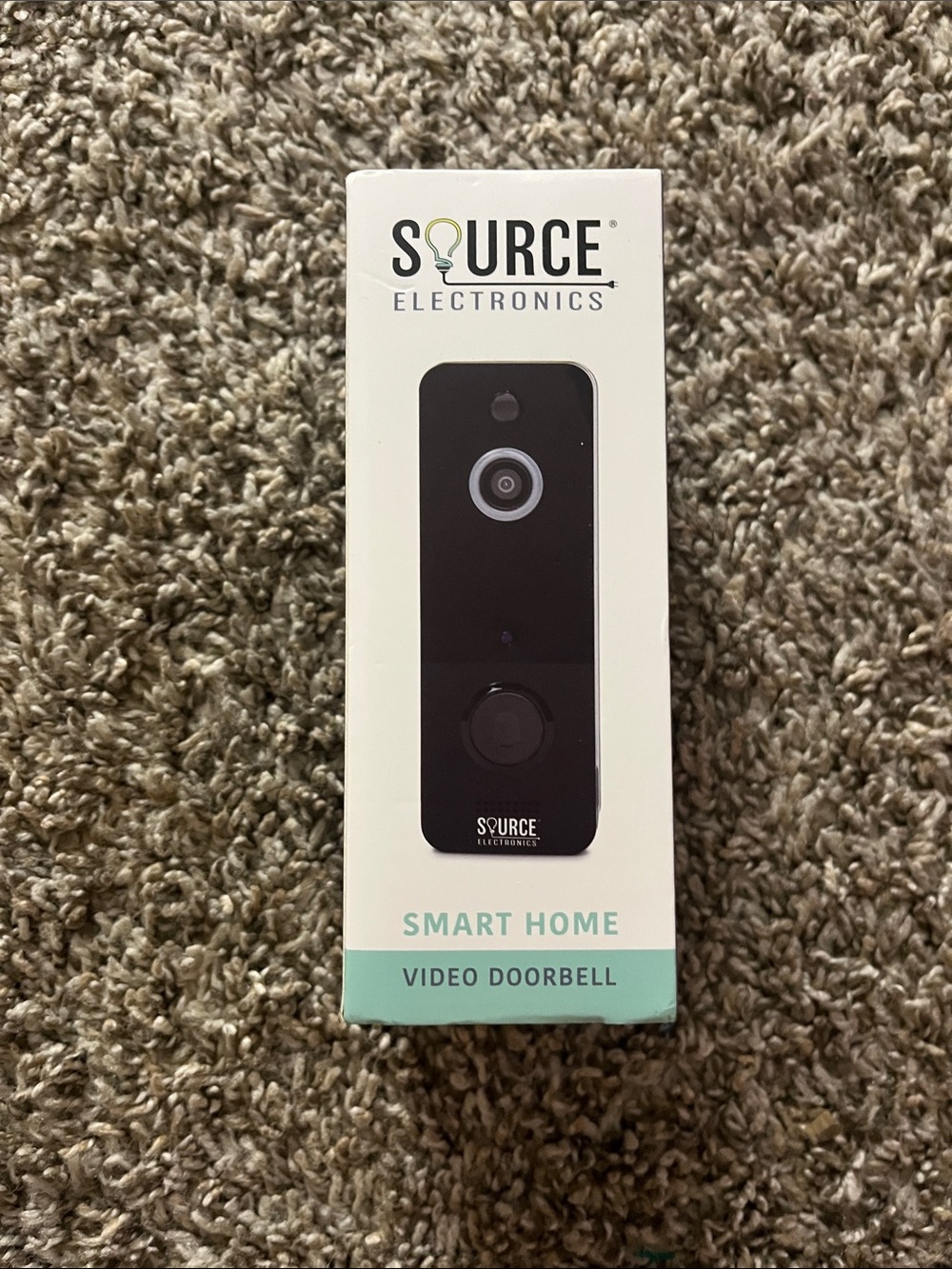 Source Electronics Smart Home Video Doorbell in Black